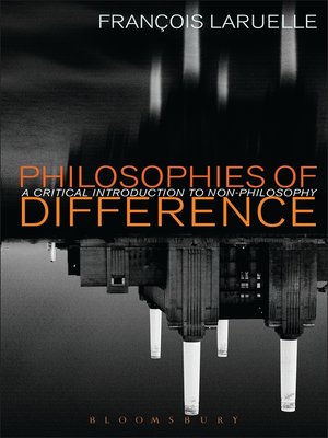 cover image of Philosophies of Difference